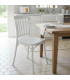 Chair white plastic 45x42x81.5cm