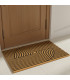 Paillasson coco marron et noir 60x40x1cm