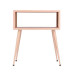 Night Stand metal pink nude 36x19x46.5cm