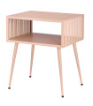 Night Stand metal pink nude 36x19x46.5cm