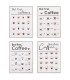 Set of 4 Boards coffee 30x40cm