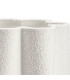 Lampadaire tissu blanc rugueux 30x30x130cm