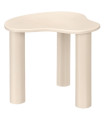 Table d'appoint design beige 45x45x40cm