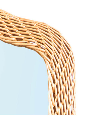 Wall Mirror rattan 50x70cm