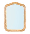 Miroir mural rotin tressé 50x70cm