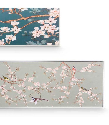 Set of 2 wall frames Japan 150x3.5x50cm