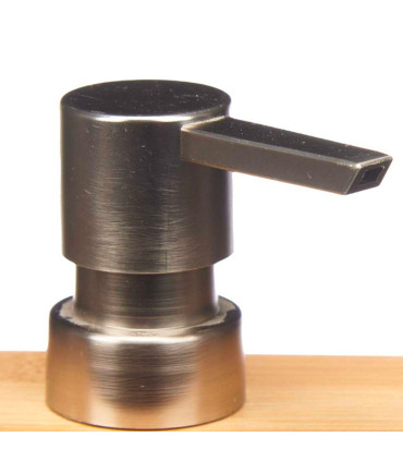Soap Dispenser Bamboo 5.5x9.5x15cm