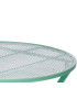 Set table + 2 chaises de jardin pliable en métal vert 60x60x70.5cm