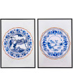 Set of 2 wall frames for kitchen 50x70cm