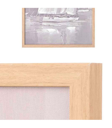 Set of 2 wall frames sailing boats 50x70cm