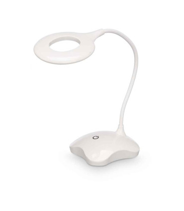 Lampe de bureau blanche LED sans fil 9.5x10.5x40cm