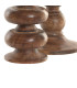 Set de 2 Chandeliers en Bois de Mangue - 23cm et 30cm