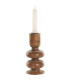 Set de 2 Chandeliers en Bois de Mangue - 23cm et 30cm