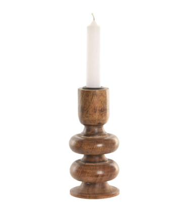 Set de 2 Chandeliers en Bois de Mangue - 23cm et 30cm