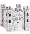 Grand chateau fort carton à colorier pour enfant 60x60x61.5cm