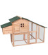 Poulailler 4 poules bois avec pondoir 162x58x111cm