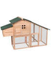 Chicken coop wood 162x58x111cm