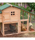 Poulailler 2 poules bois avec pondoir 162x58x111cm