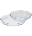 Set of 2 Pie Dishes - 31x31x4cm
