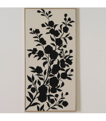 Wall Canvas white and black 120x60x4cm