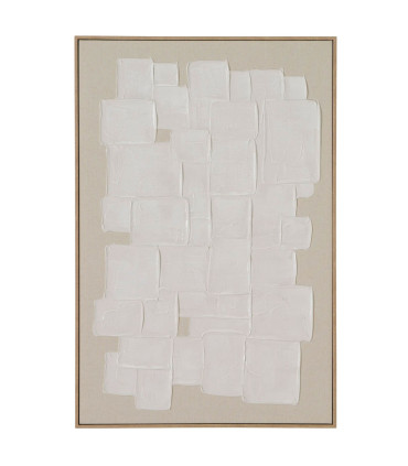 Tableau abstrait sur toile peint à la main 60x90x4cm