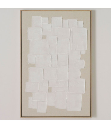 Tableau abstrait sur toile peint à la main 60x90x4cm