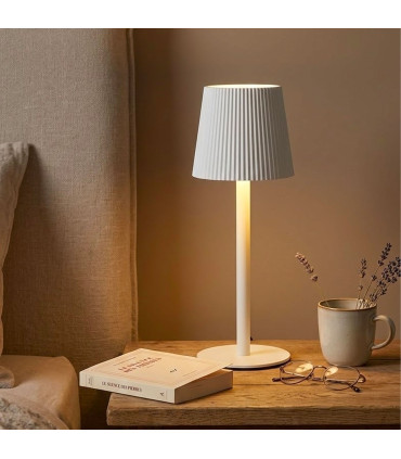Table Lamp LED white wireless 10x10x36cm