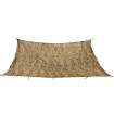 Toile ombrage rectangulaire camouflage marron 200x300cm
