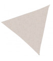 Toile ombrage triangulaire beige 300x300x300cm