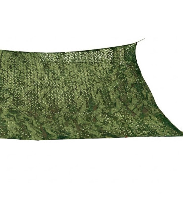 Voile ombrage camouflage rectangulaire vert 200x300cm
