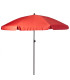 Parasol inclinable rouge diamètre 200cm