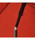 Parasol inclinable rouge diamètre 200cm