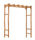 Arche de jardin en bambou 116x38x220cm