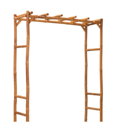 Arche de jardin en bambou 116x38x220cm