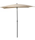 Grey Umbrella rectangular 125x200cm