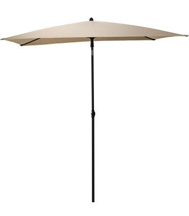 Grey Umbrella rectangular 125x200cm