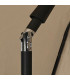 Grey Umbrella rectangular 125x200cm
