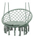 Chaise-hamac suspendue balancelle vert 80x40cm