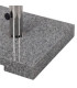 Pied de parasol en granit gris 20kg