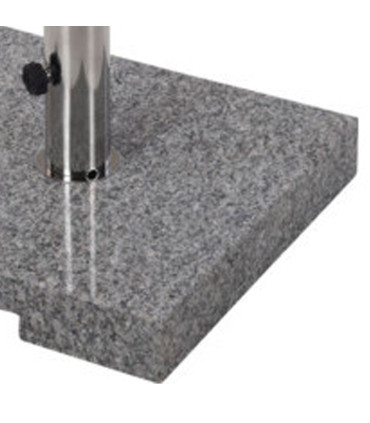Pied de parasol en granit gris 20kg