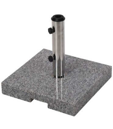 Pied de parasol en granit gris 20kg