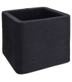 Plant Pot grey anthracite Polyéthylène 40x40x38cm