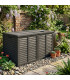 Garden storage box grey XXL 750L 155x66x80cm