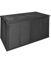 Garden storage box grey XXL 750L 155x66x80cm