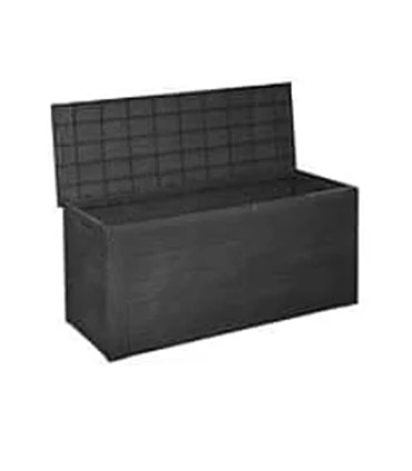 Garden storage box grey XL 300L 120x45x57cm