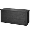 Garden storage box grey XL 300L 120x45x57cm