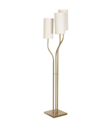 Floor Lamp black and gold metal 109x30x168cm