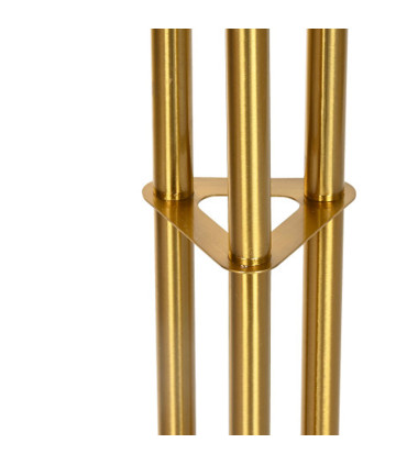 Floor Lamp black and gold metal 109x30x168cm