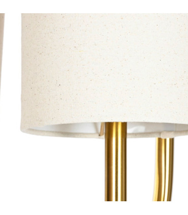 Floor Lamp black and gold metal 109x30x168cm