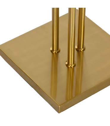 Floor Lamp black and gold metal 109x30x168cm